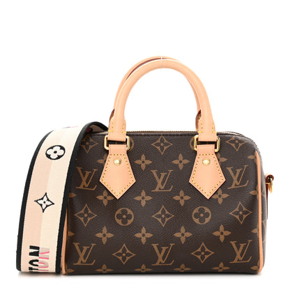 Louis Vuitton Monogram Speedy Bandouliere 20 Black 1 of 11