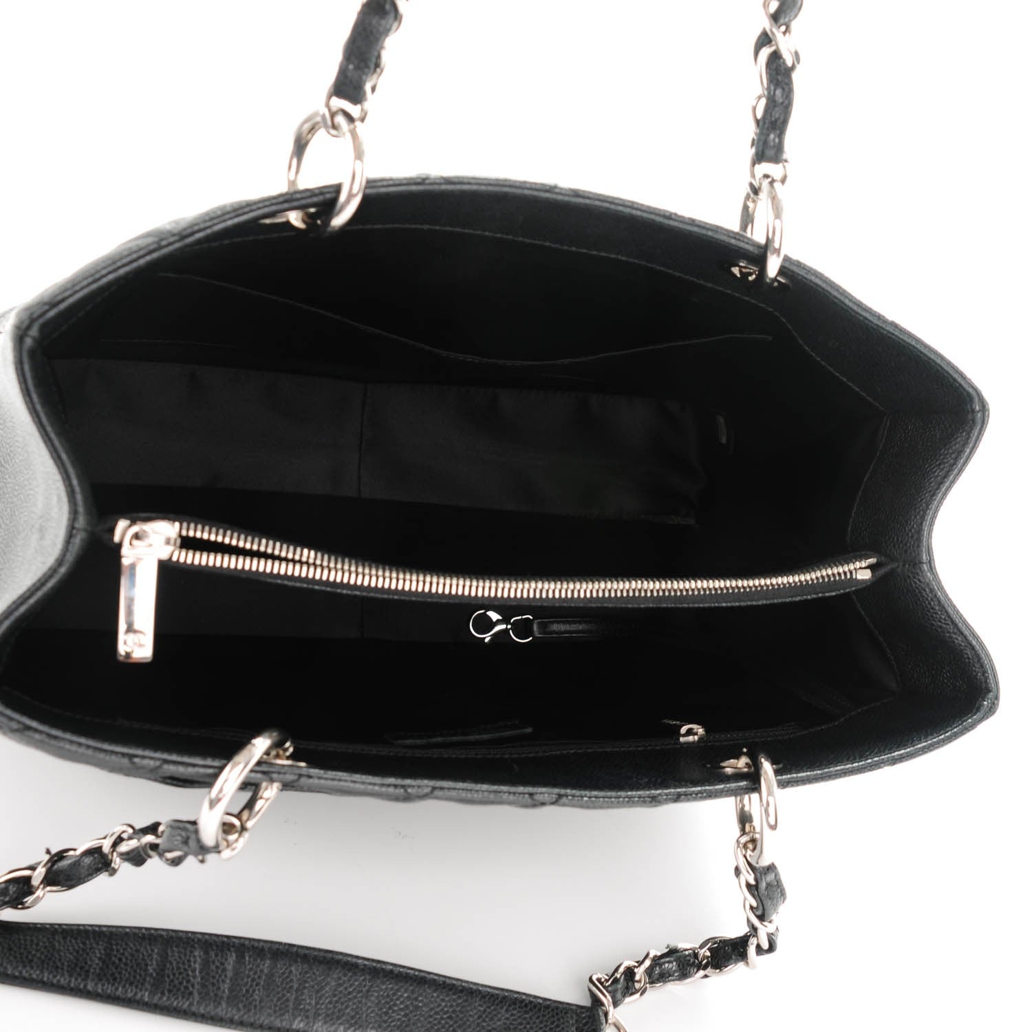 Chanel Caviar Quilted Grand Shopping Tote GST Black 5 of 7