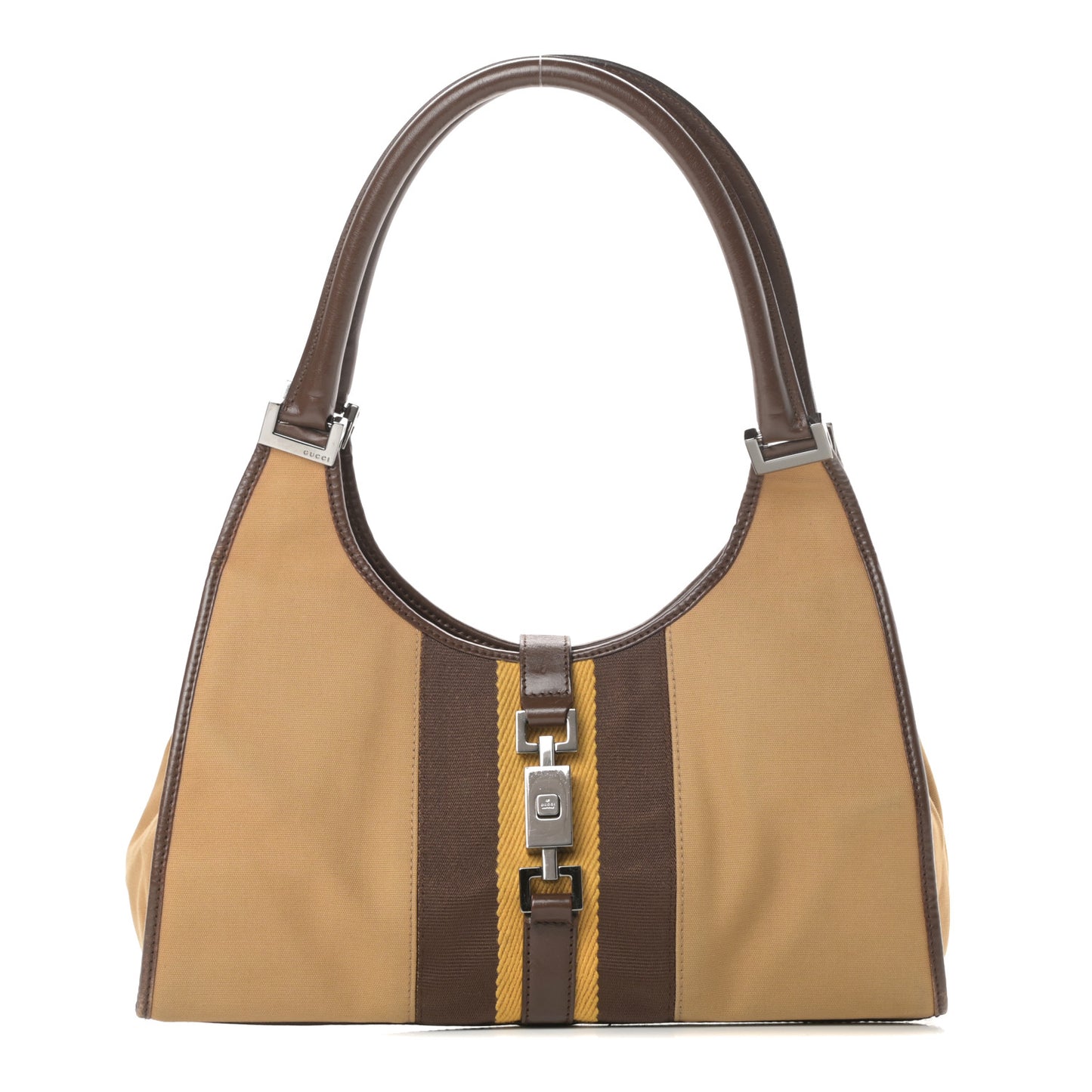 Canvas Web Small Jackie O Hobo Brown