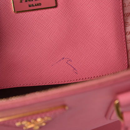 Prada Saffiano Large Galleria Double Zip Tote Geranio 11 of 15
