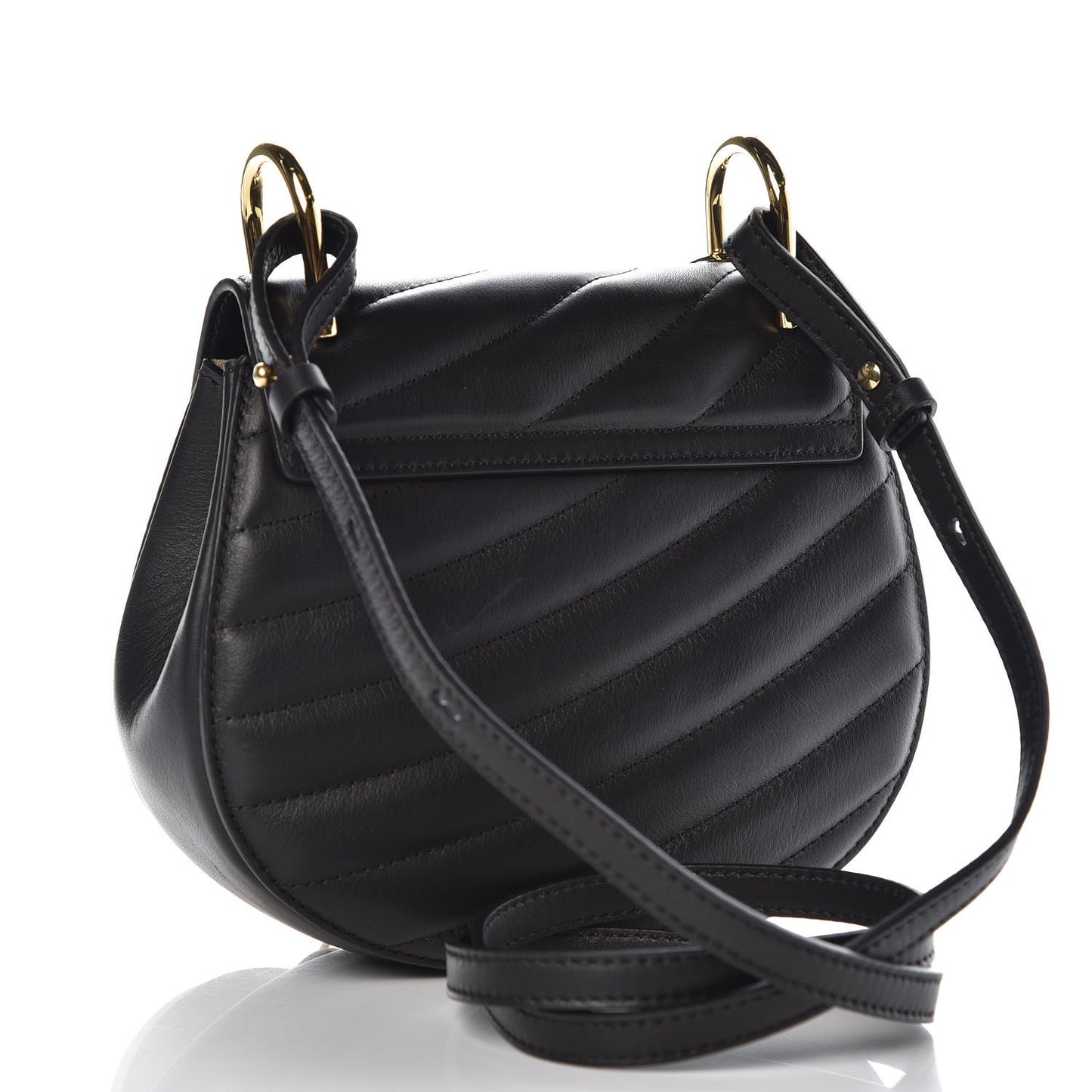 Calfskin Quilted Mini Drew Bijou Shoulder Bag Black