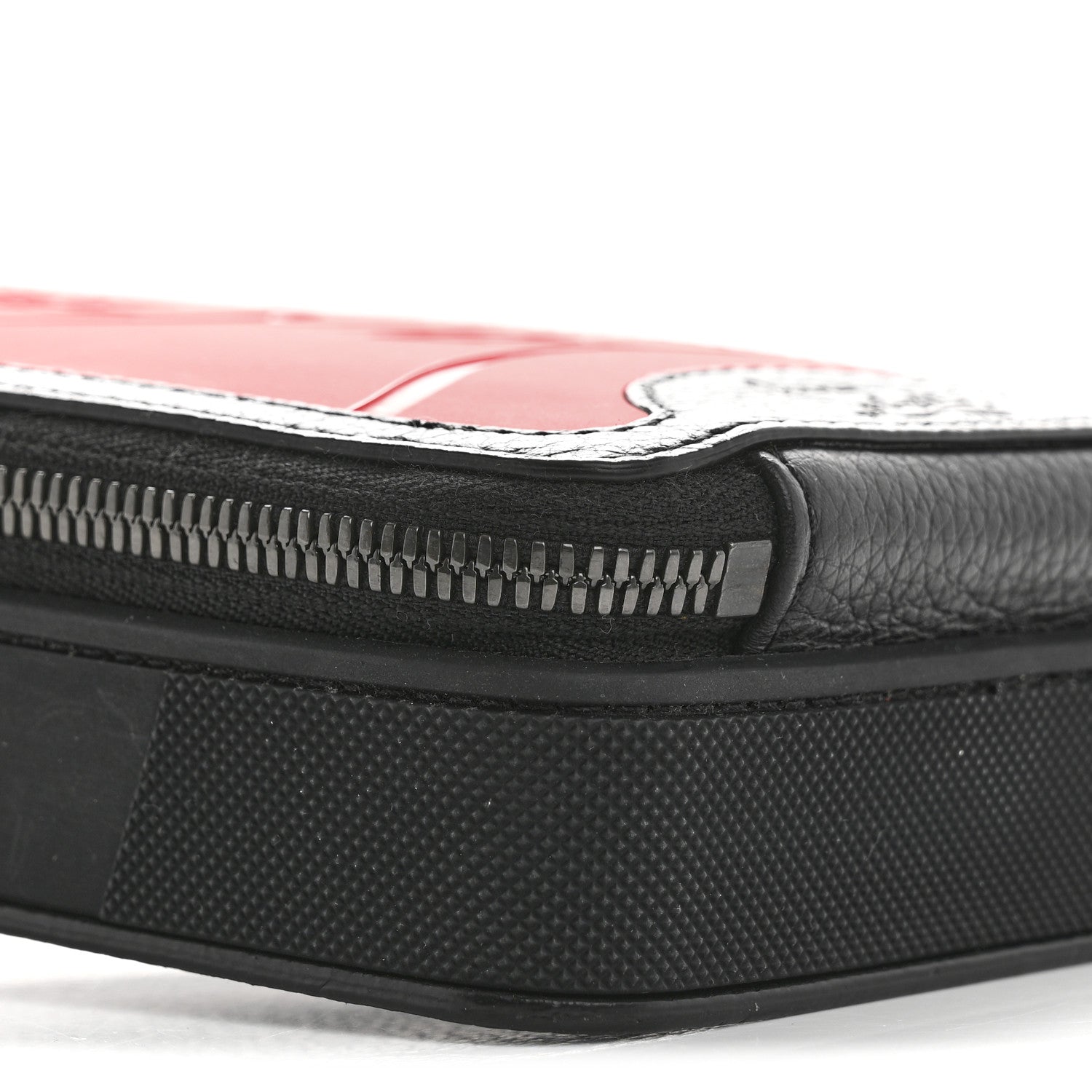 Christian Louboutin Calfskin Gomme Loubilab Phone Shoulder Bag Loubi Black 9 of 15