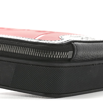 Christian Louboutin Calfskin Gomme Loubilab Phone Shoulder Bag Loubi Black 9 of 15