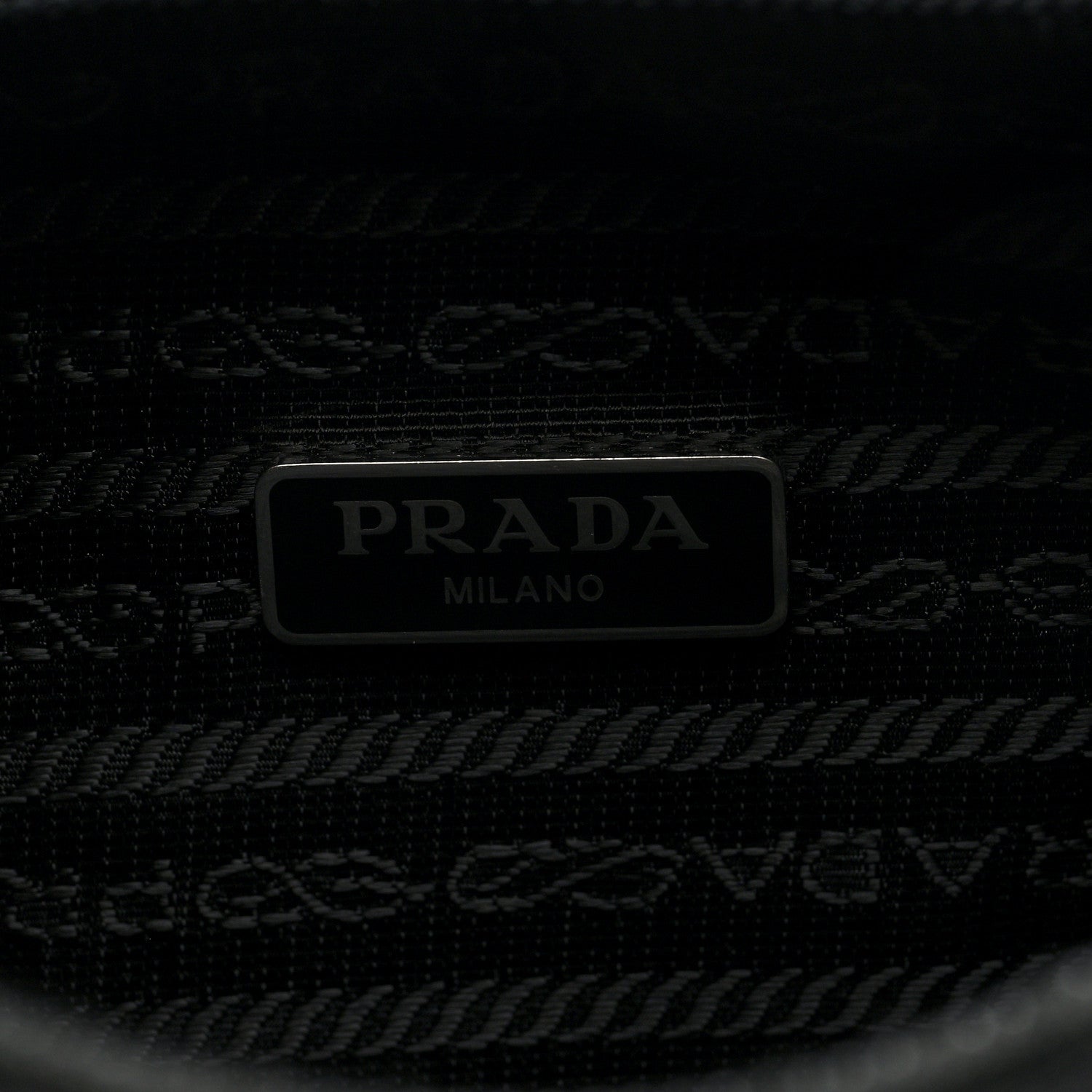Prada Tessuto Nylon Mini Re-Edition 2000 Bag Black 6 of 9