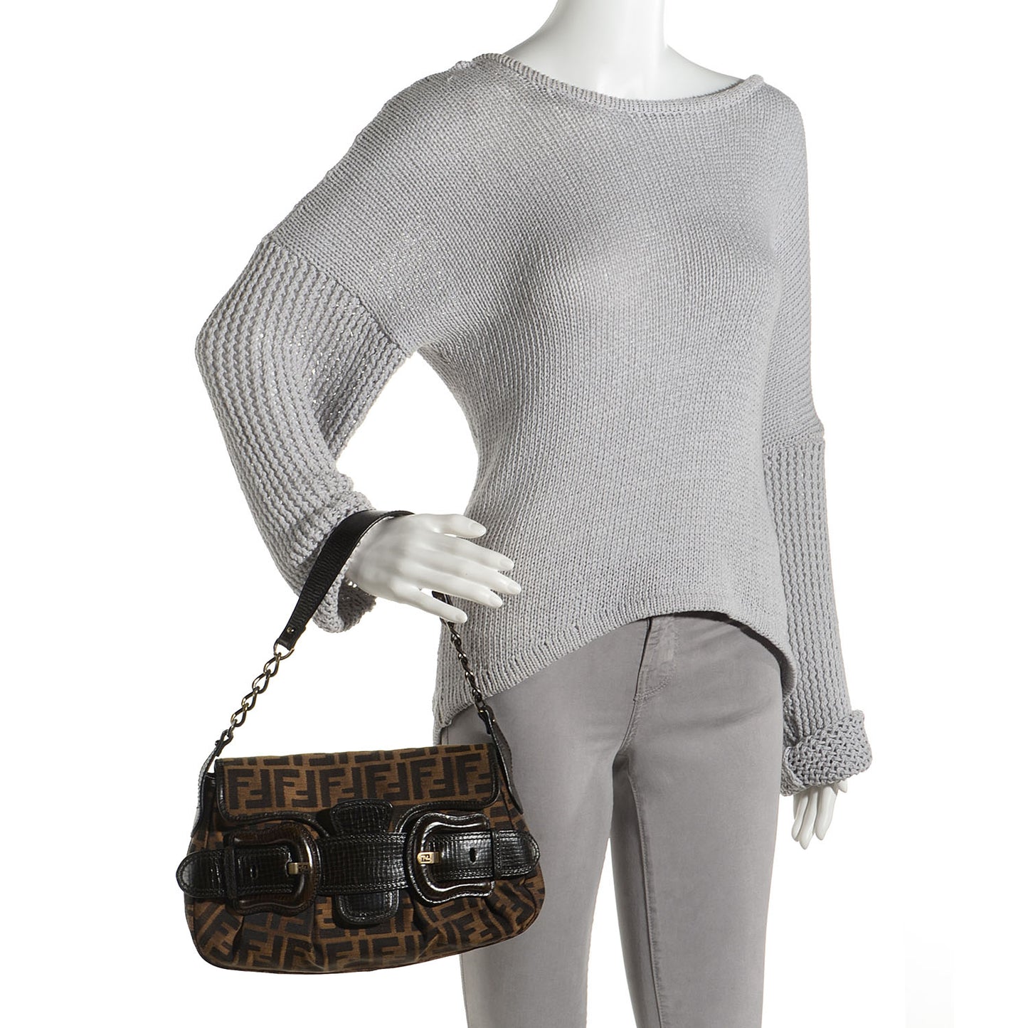 Zucca B Bis Flap Bag Tobacco Castagna
