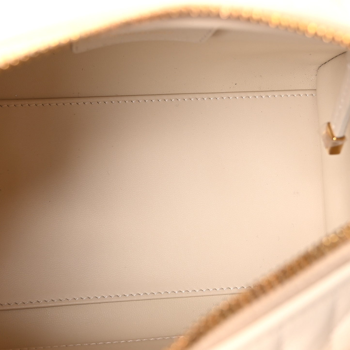 Calfskin Macrocannage Groove 20 Bag Dusty Ivory