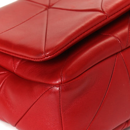 Saint Laurent Lambskin Patchwork Monogram Medium Jamie Red 12 of 13