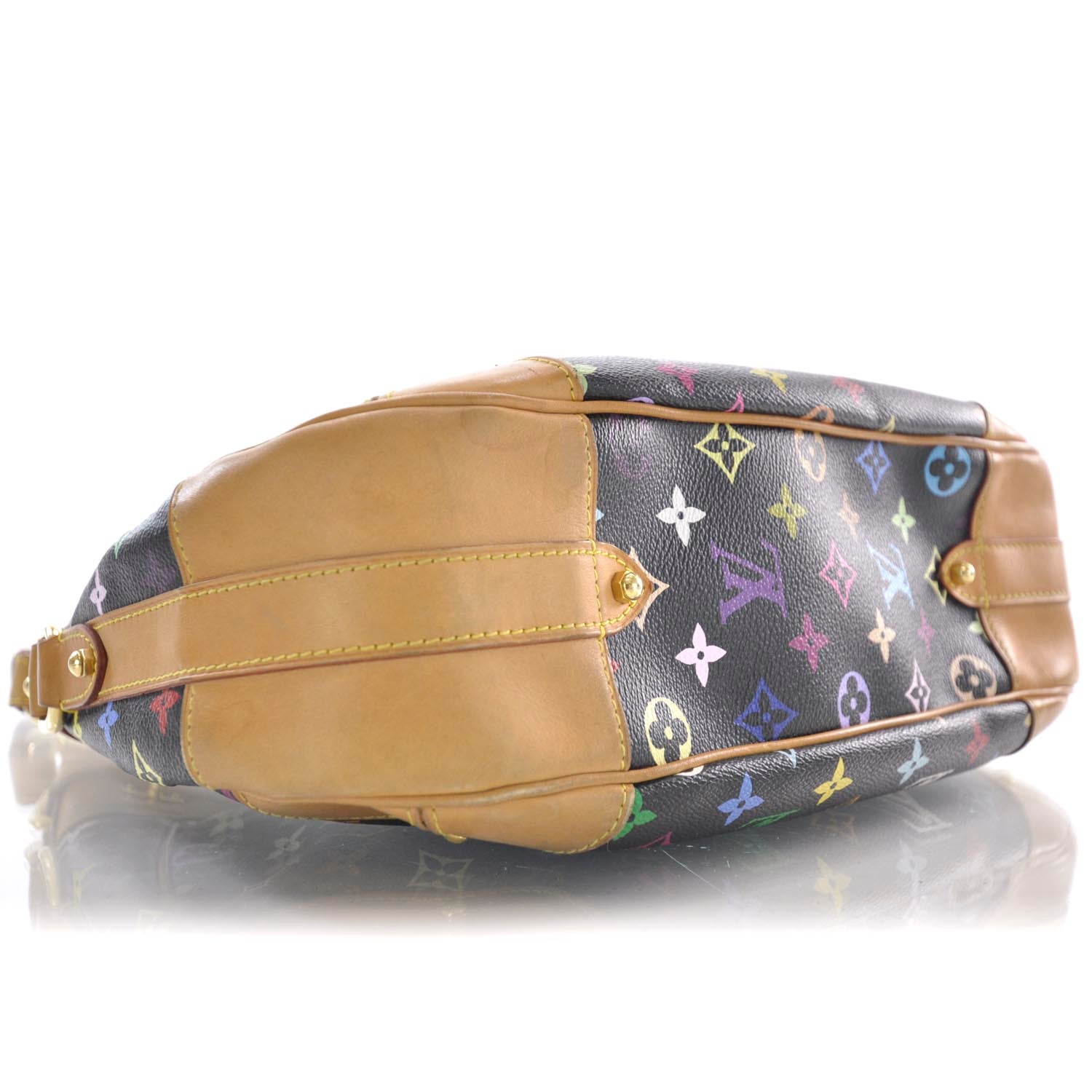 Louis Vuitton Monogram Multicolor Greta Black 6 of 9