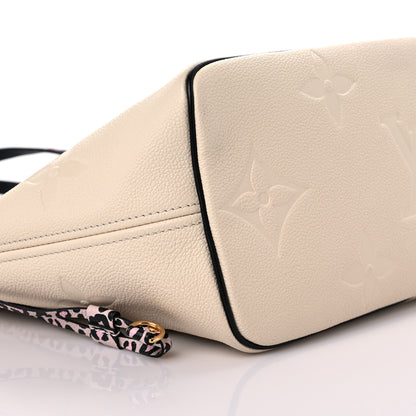 Louis Vuitton Empreinte Monogram Giant Wild At Heart Neverfull MM Creme 8 of 10