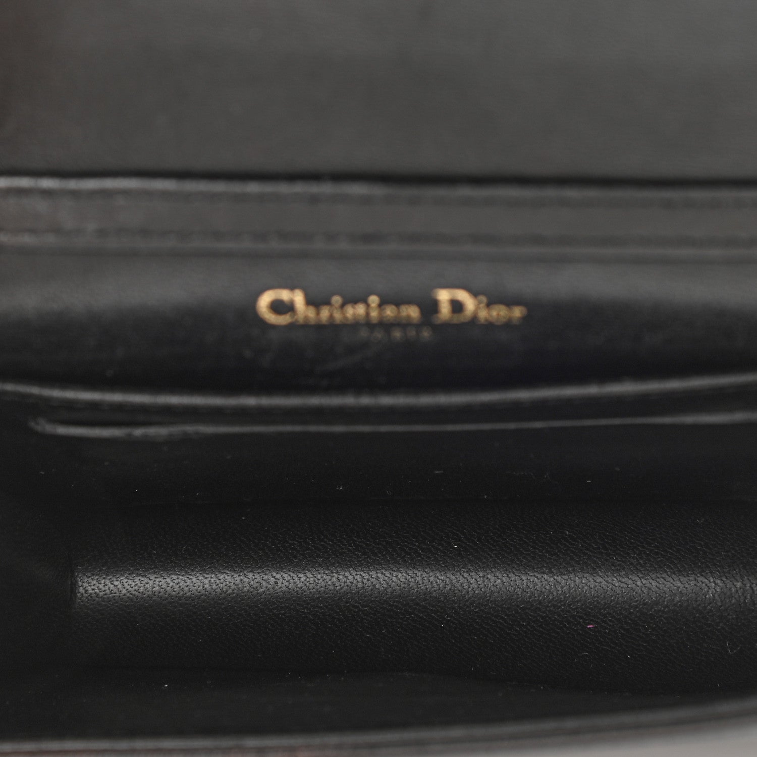 Christian Dior Lambskin Baby Diorama Flap Bag Black 4 of 9