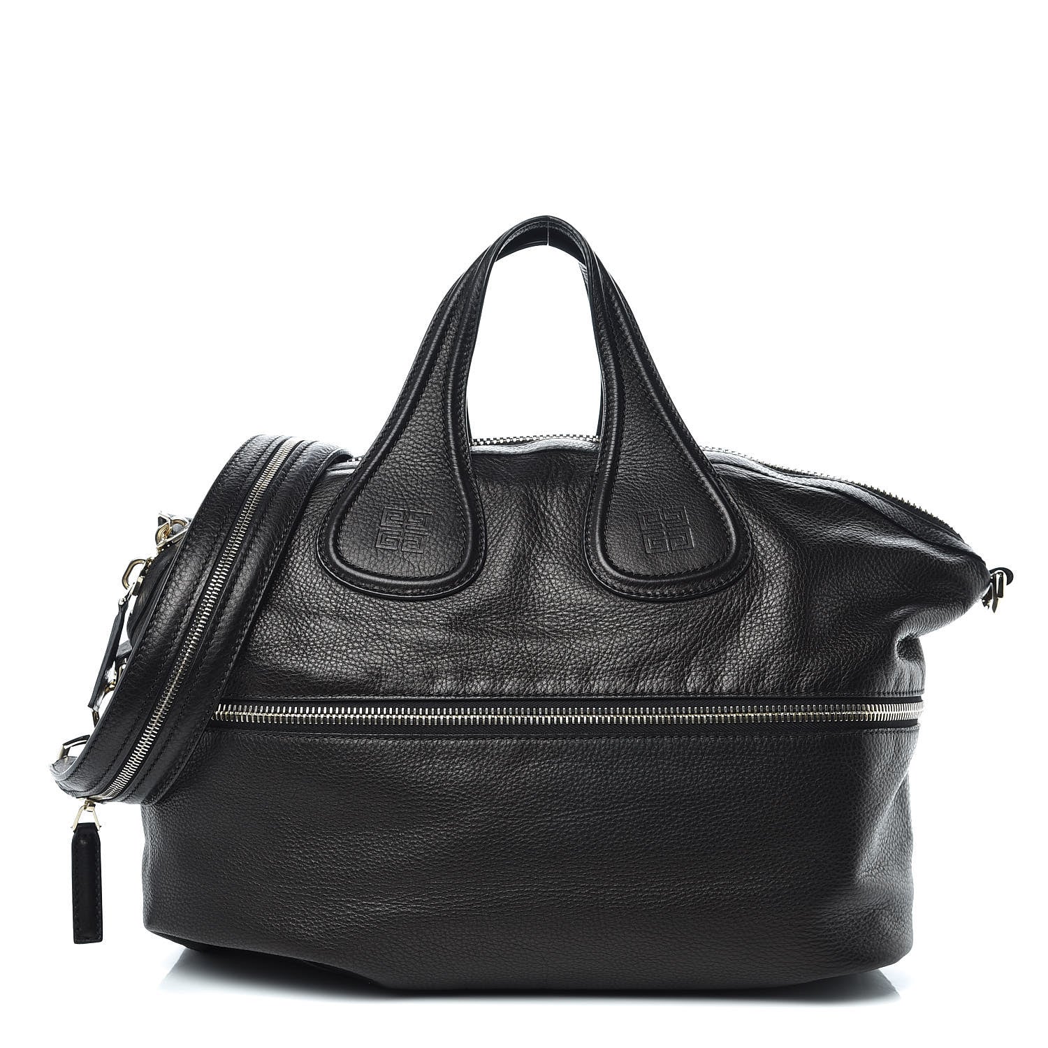 Givenchy Grained Calfskin Medium Zip Animation Nightingale Black 1 of 9
