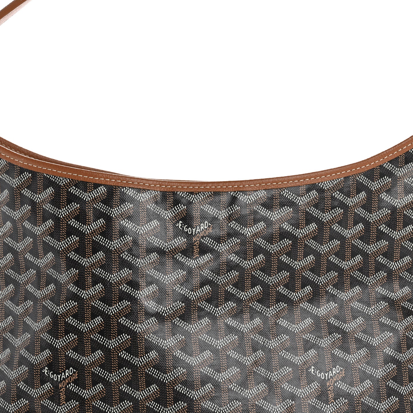 Goyardine Boheme Hobo Black Gold