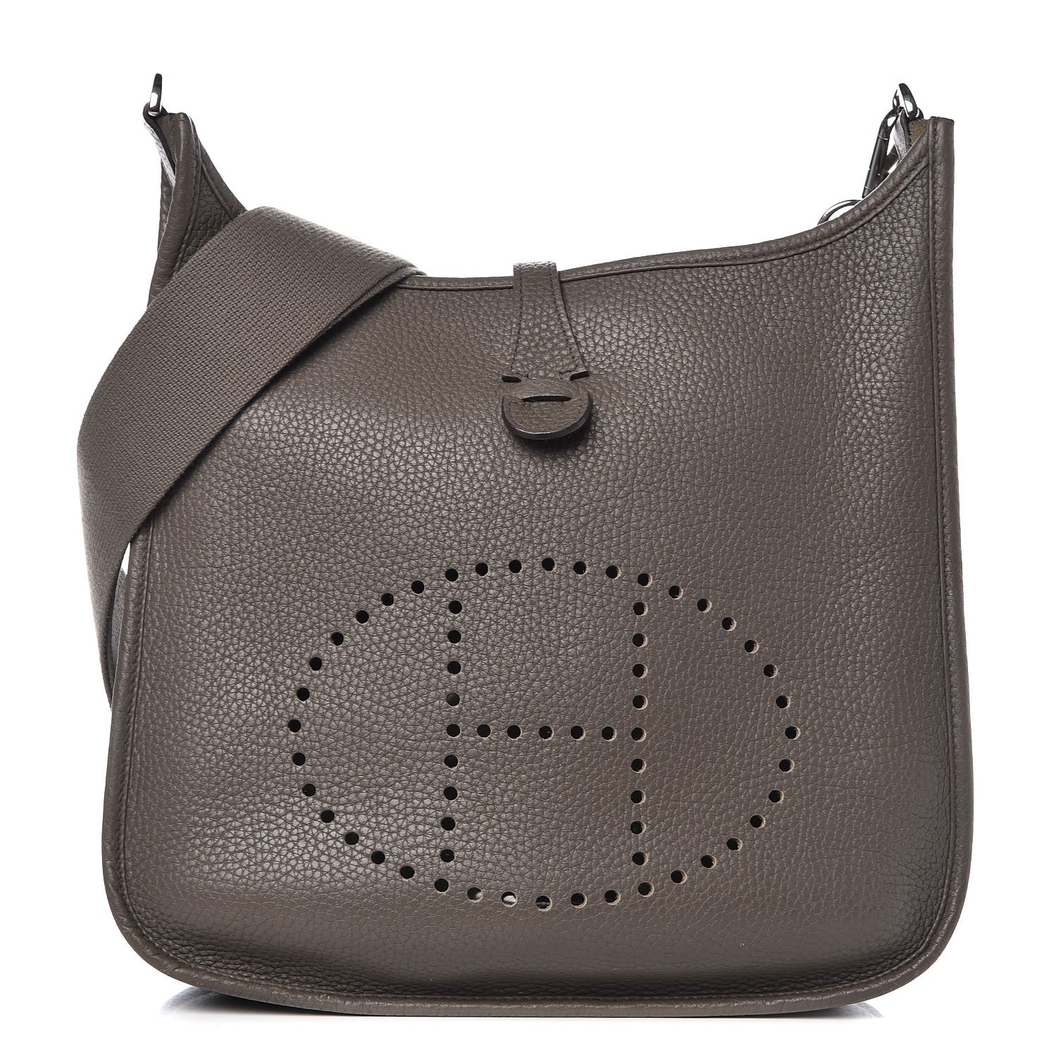Hermes Taurillon Clemence Evelyne III PM Etain 1 of 10