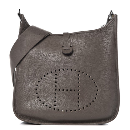 Hermes Taurillon Clemence Evelyne III PM Etain 1 of 10
