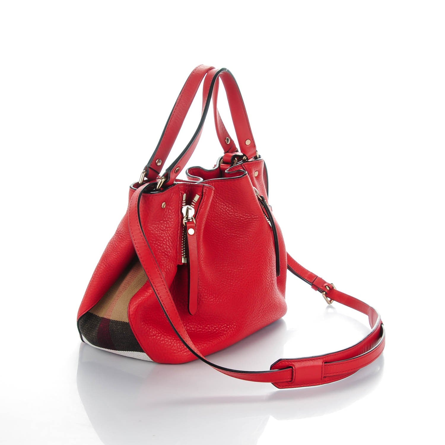 Burberry Calfskin Small Maidstone Cadmium Red 3 of 8