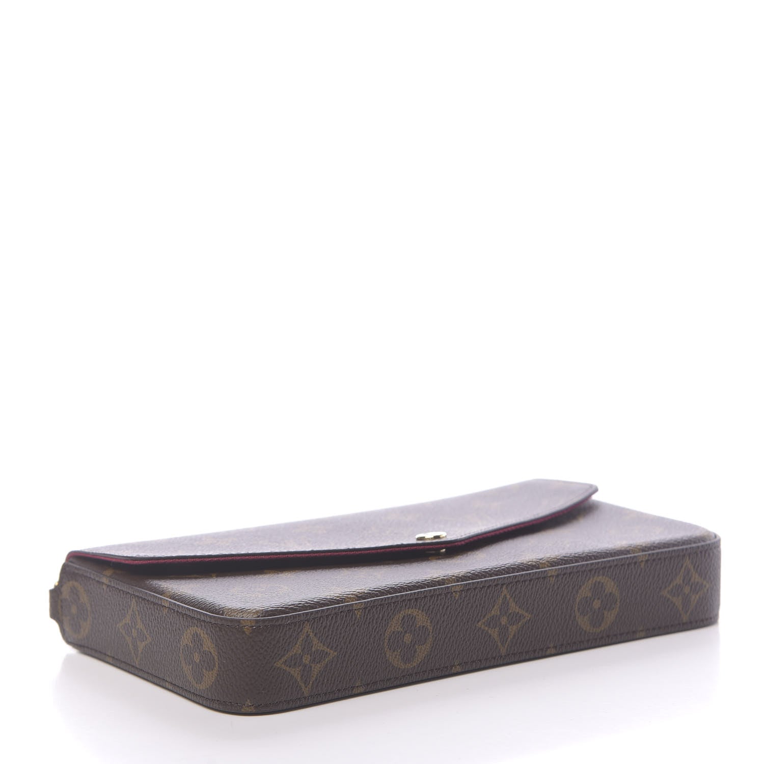 Louis Vuitton Monogram Pochette Felicie Chain Wallet Fuchsia 5 of 10