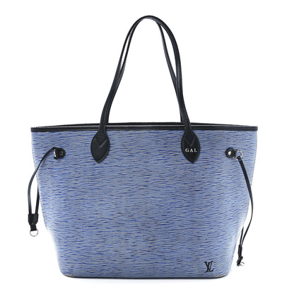 Louis Vuitton Epi Neverfull MM Denim Light 3 of 15