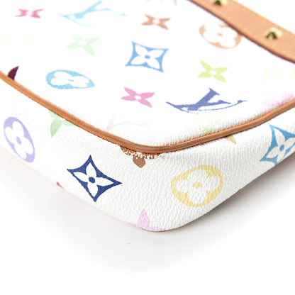 Louis Vuitton Monogram Multicolor Pochette Accessories White 10 of 15