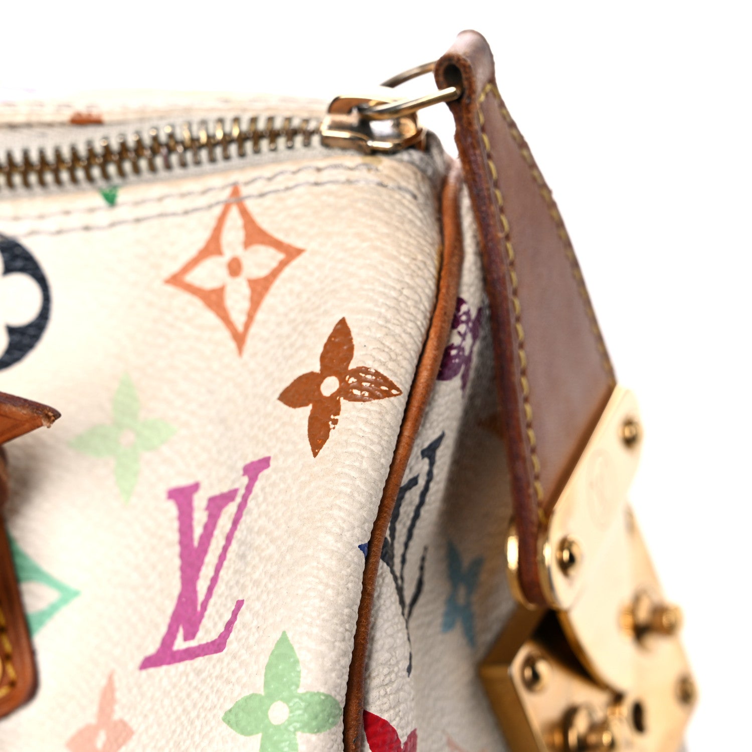 Louis Vuitton Monogram Multicolor Speedy 30 White 29 of 38