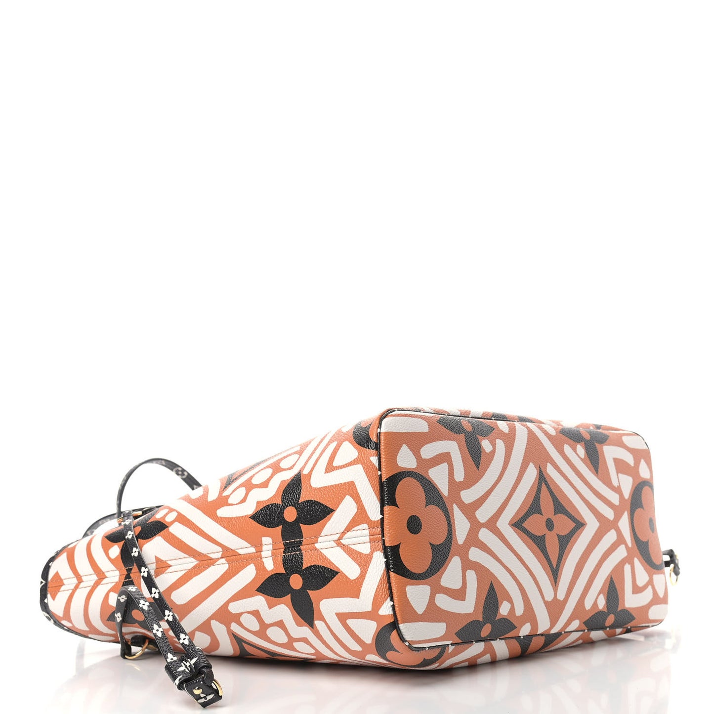 Monogram Giant Crafty Neverfull MM Creme Caramel