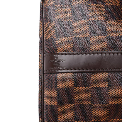 Louis Vuitton Damier Ebene Speedy Bandouliere 25 10 of 14