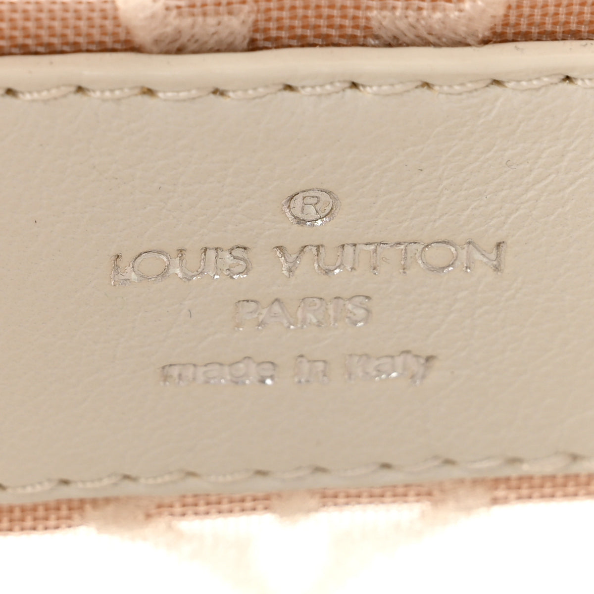 Monogram Transparence Lockit White