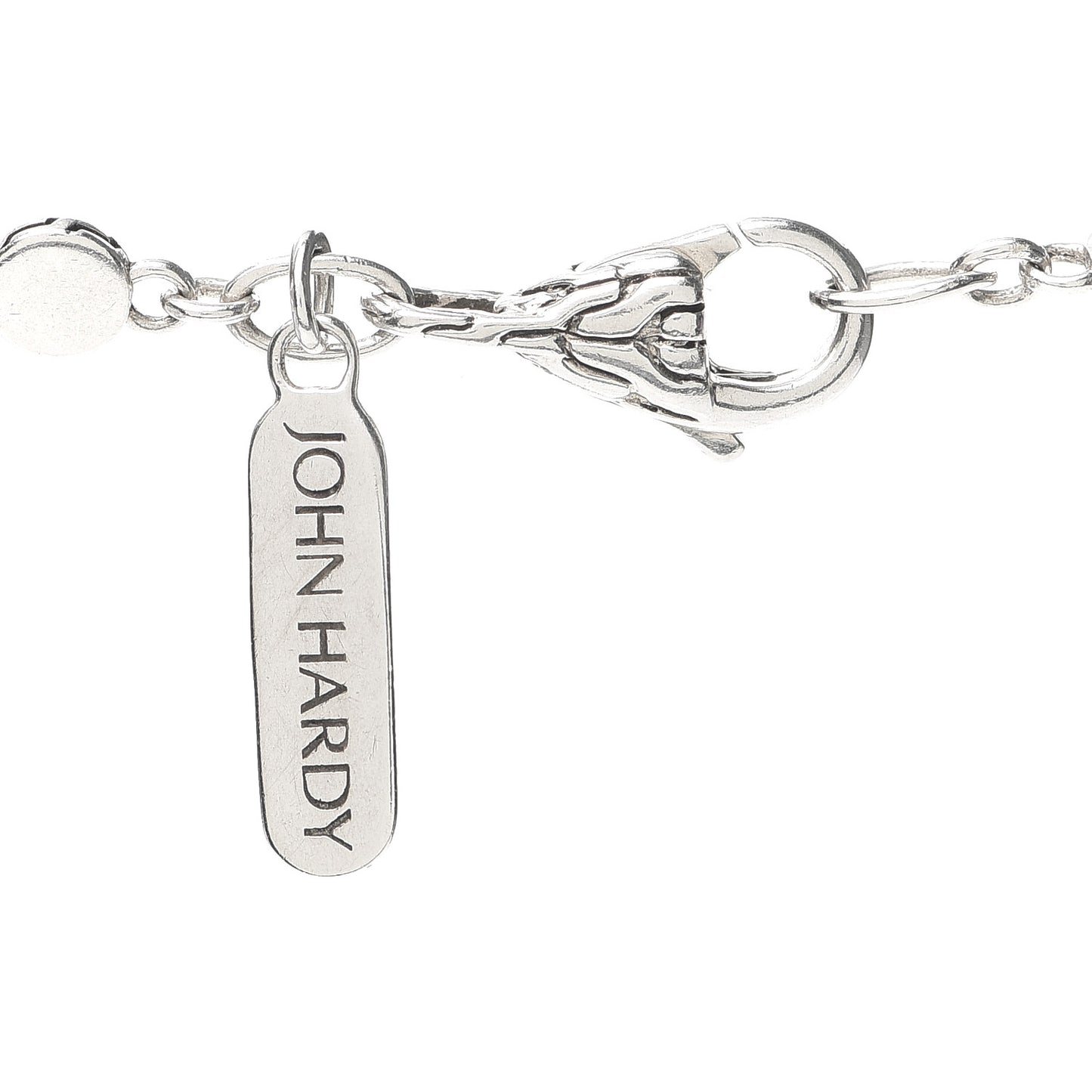 Sterling Silver Dot Long Sautoir Necklace