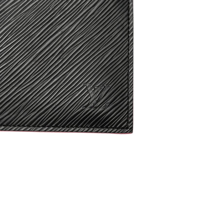 Louis Vuitton Epi Felicie Chain Wallet Zippered Insert Black Hot Pink 6 of 8