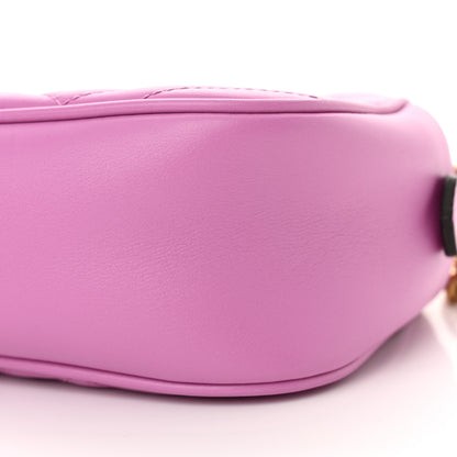 Gucci Calfskin Matelasse Small GG Marmont Chain Shoulder Bag Candy Mousse 10 of 10