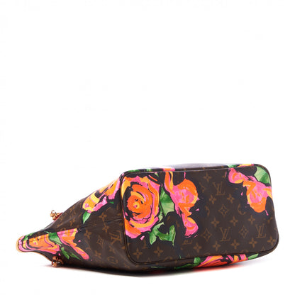 Louis Vuitton Monogram Roses Neverfull MM 3 of 9