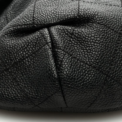 Chanel Caviar Stitched Banane Waist Bag Fanny Pack Black 8 of 9