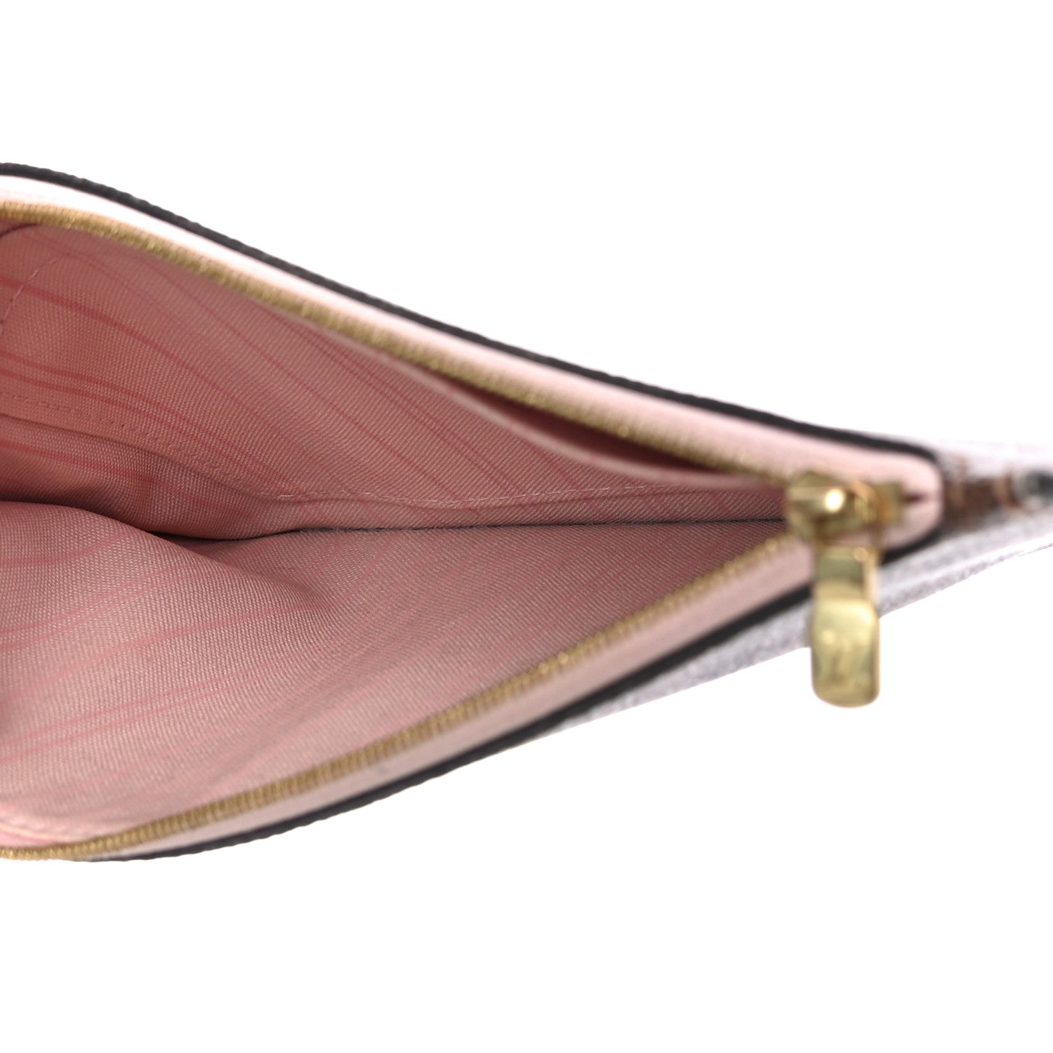 Louis Vuitton Damier Ebene Neverfull MM GM Pochette Rose Ballerine 5 of 13