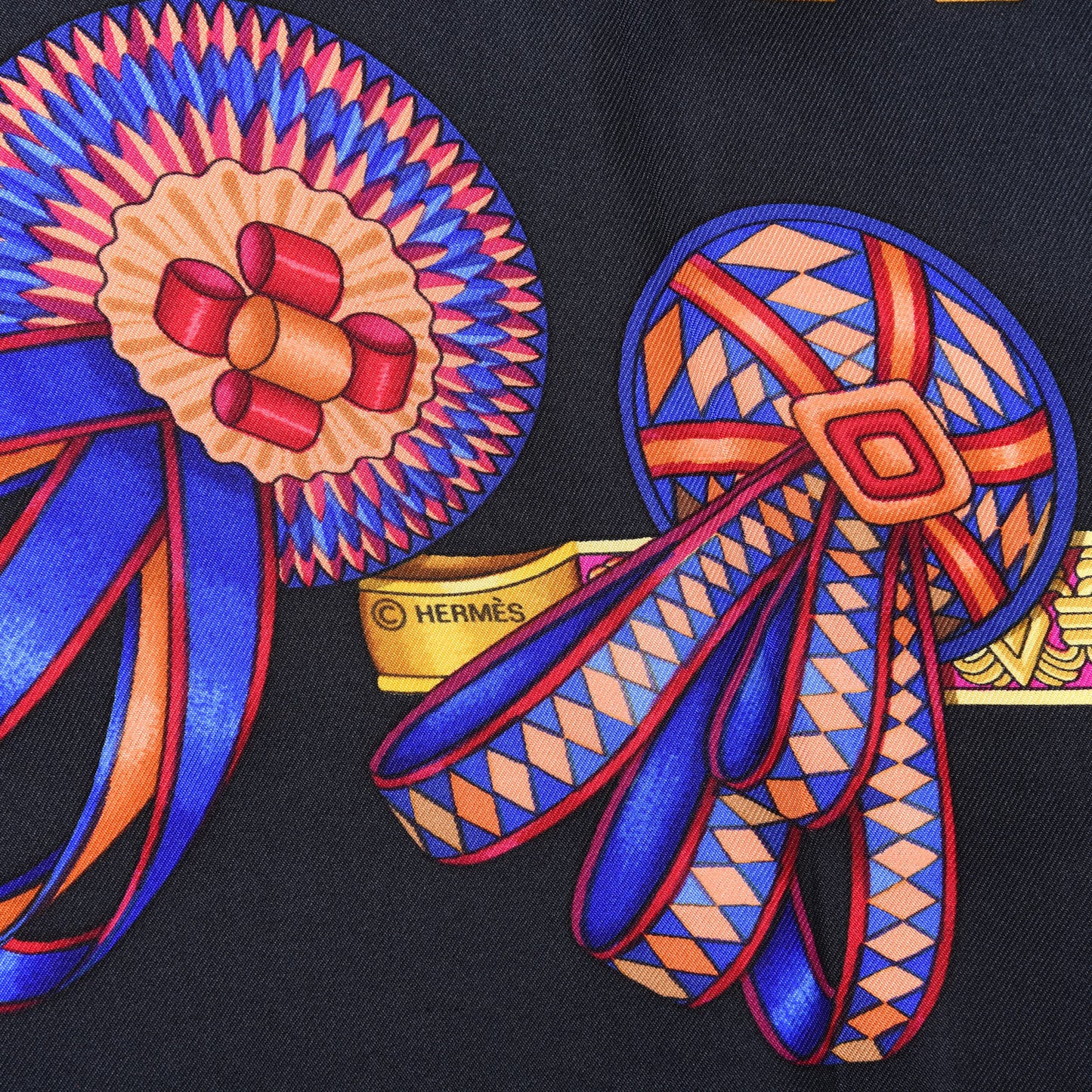 Silk Les Rubans Du Cheval Scarf 90