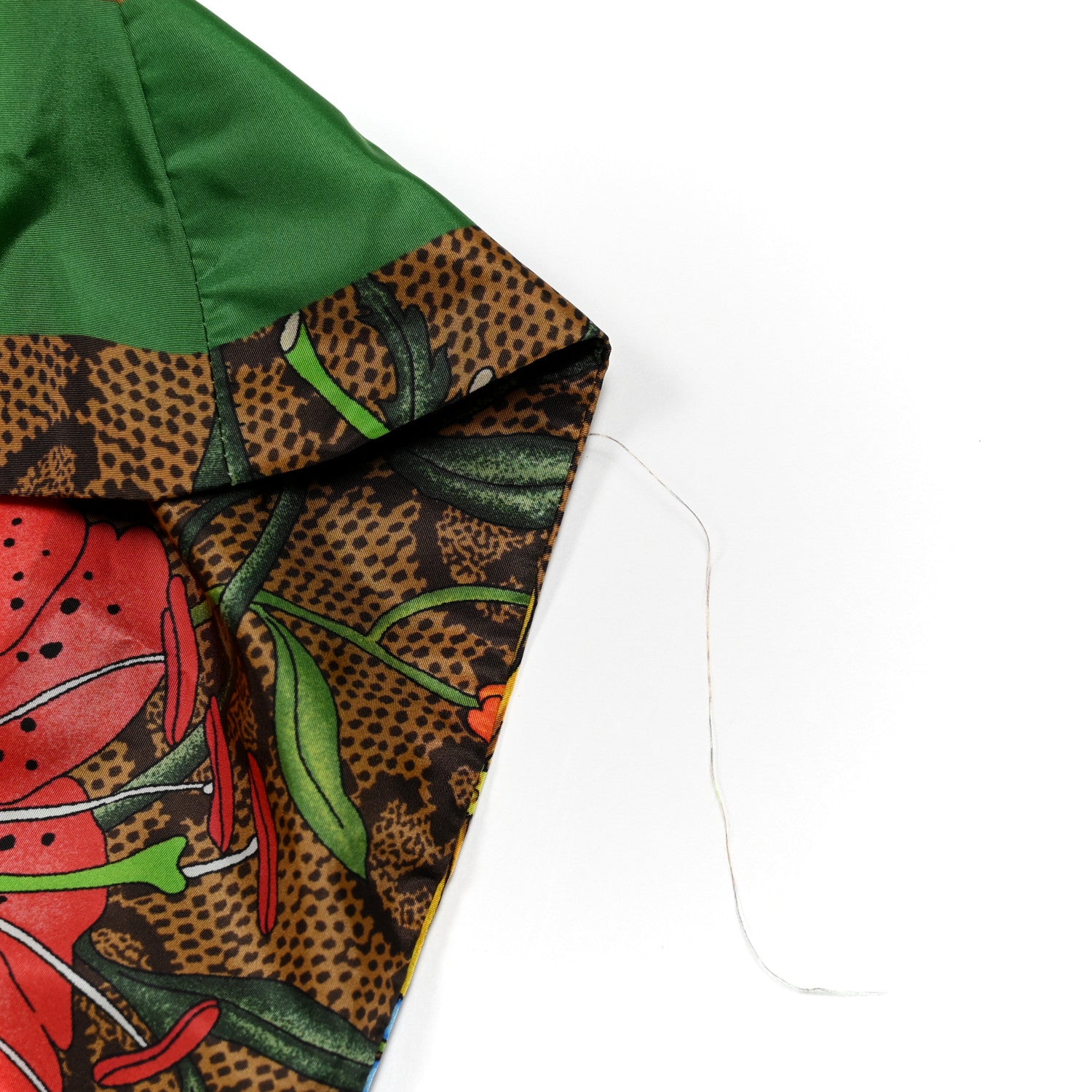Gucci Polyamide Flora Monogram Rain Hood Green 5 of 5