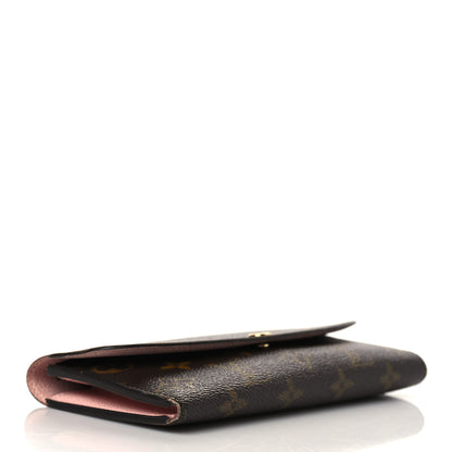 Louis Vuitton Monogram Emilie Wallet Rose Ballerine 4 of 7
