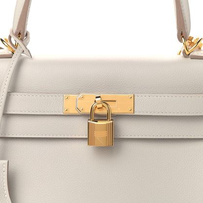 Hermes Evercolor Kelly Retourne 28 Gris Perle 7 of 10