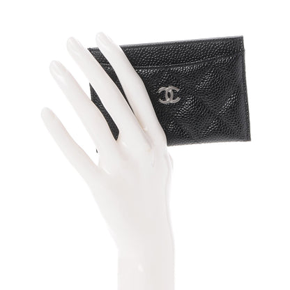 Chanel Caviar Quilted Card Holder Black 2 of 9