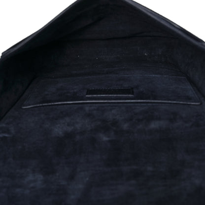 Saint Laurent Suede Calfskin Betty Messenger Navy 4 of 8