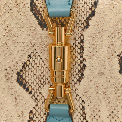 Gucci Snakeskin Calfskin Jackie 1961 Hobo Multicolor 12 of 16