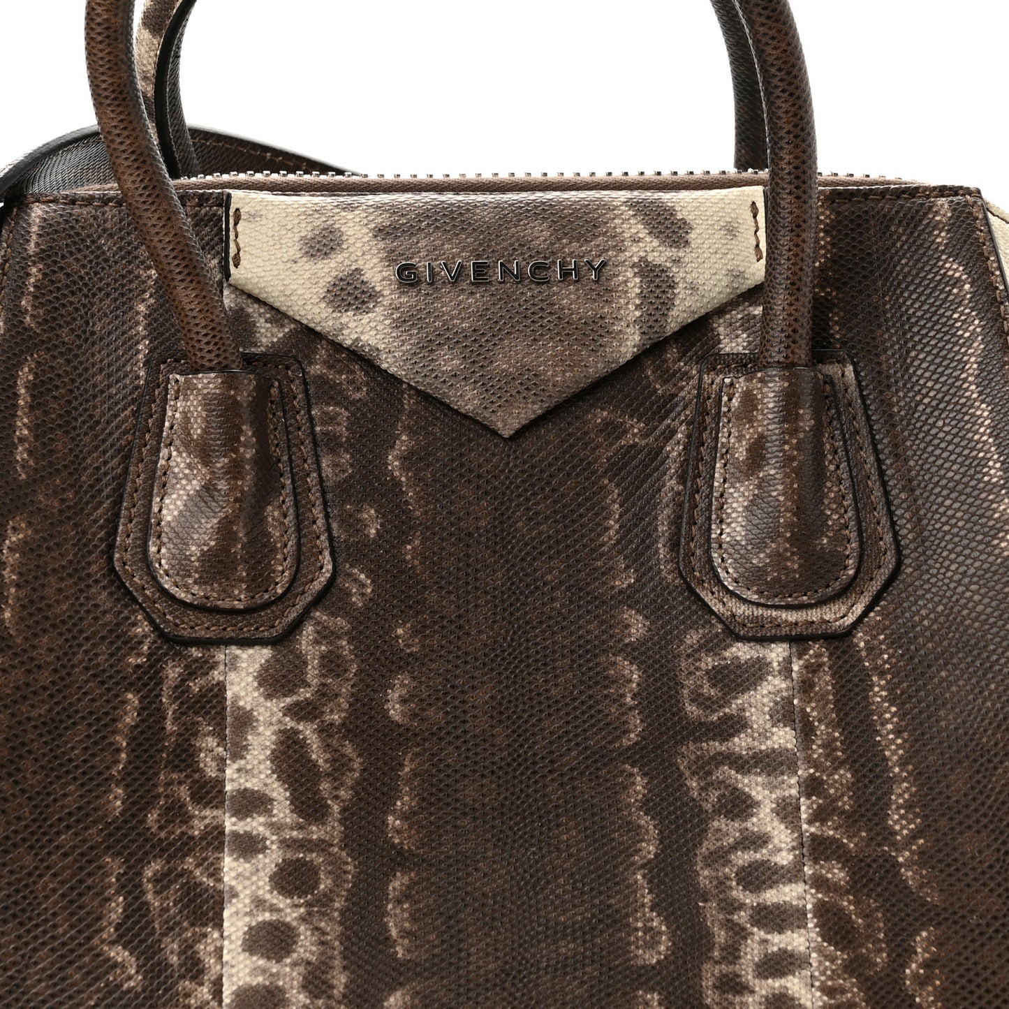 Karung Snakeskin Small Antigona Beige