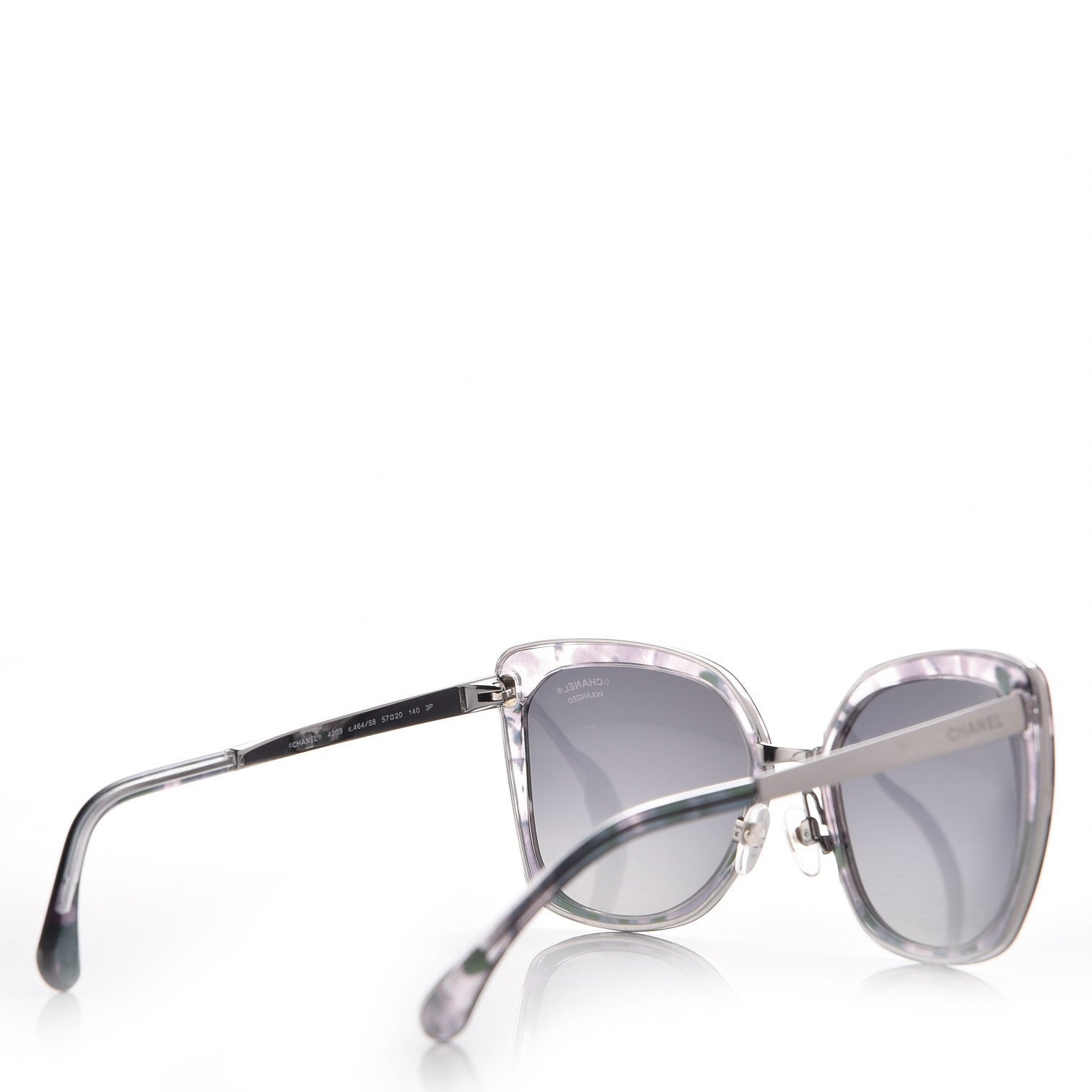 Chanel Square Fall Polarized Sunglasses 4209 Multicolor Grey 4 of 8