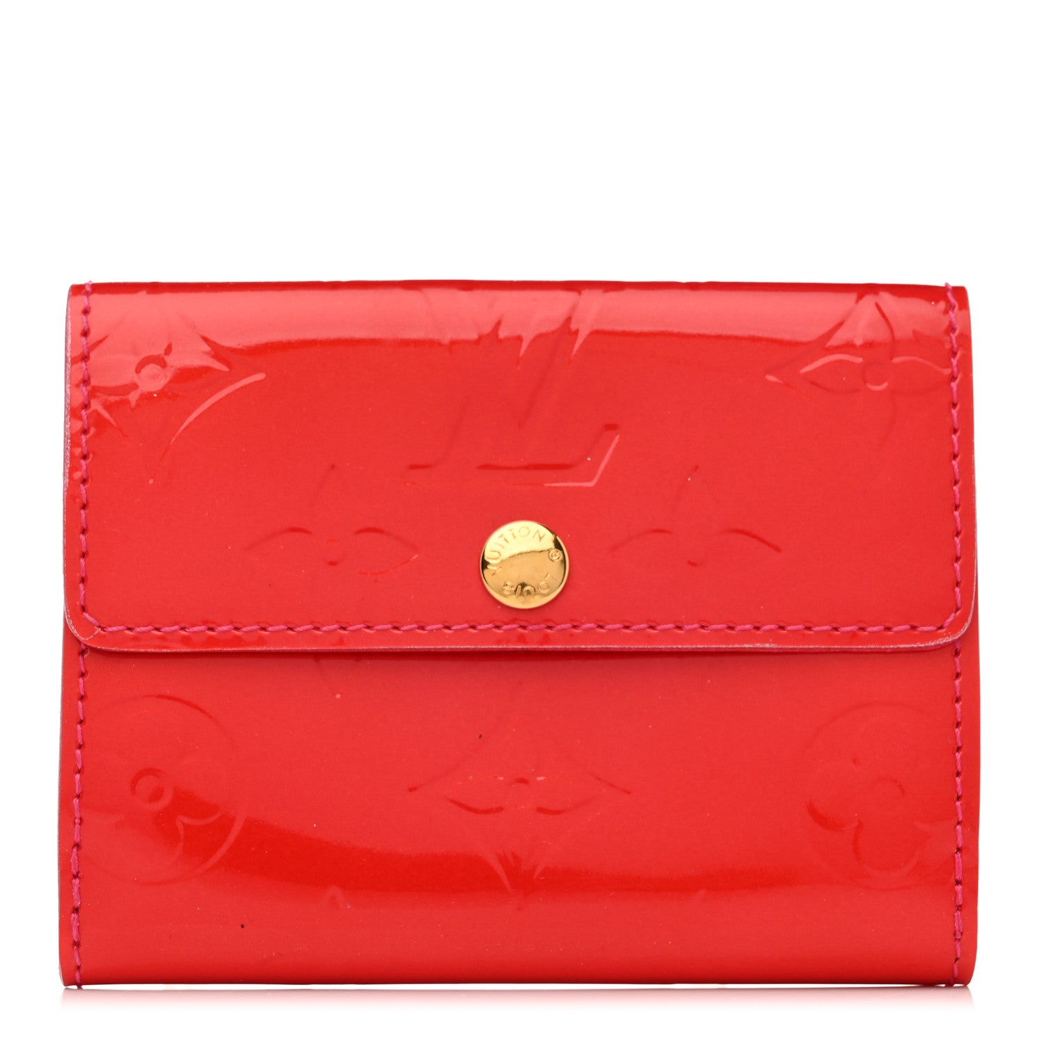 Louis Vuitton Vernis Elise Wallet Pomme D'Amour 1 of 7