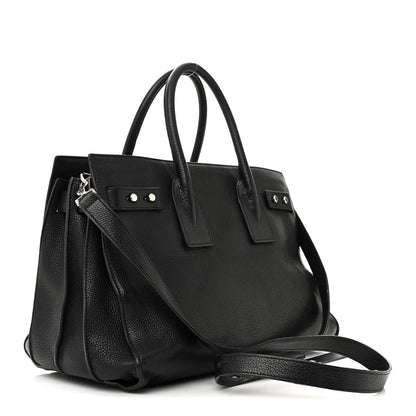 Saint Laurent Grained Calfskin Small Supple Sac De Jour Black 3 of 14