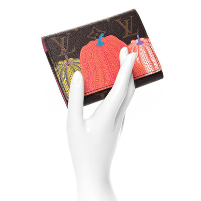 Louis Vuitton LV X YK Monogram Kusama Pumpkin Victorine Wallet 2 of 7