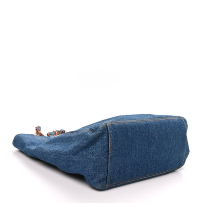 Chanel Denim Tortoise Timeless CC Tote Blue 4 of 10