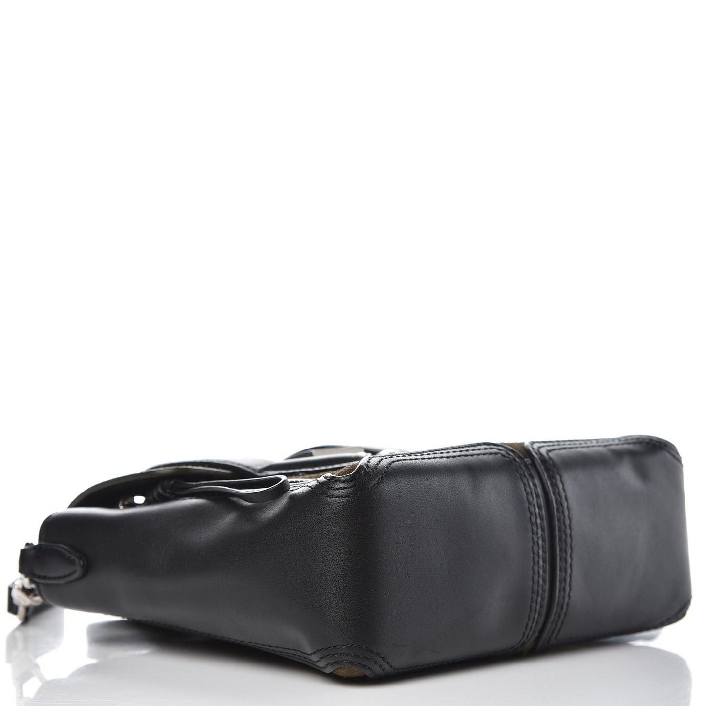 3.1 Suede Calfskin Mini Pashli Satchel Dark Moss