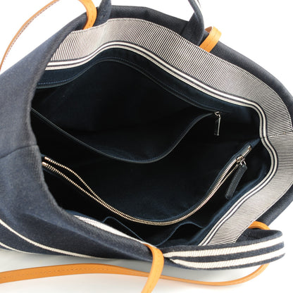 Chanel Denim Large Shopping Tote Blue 10 of 14