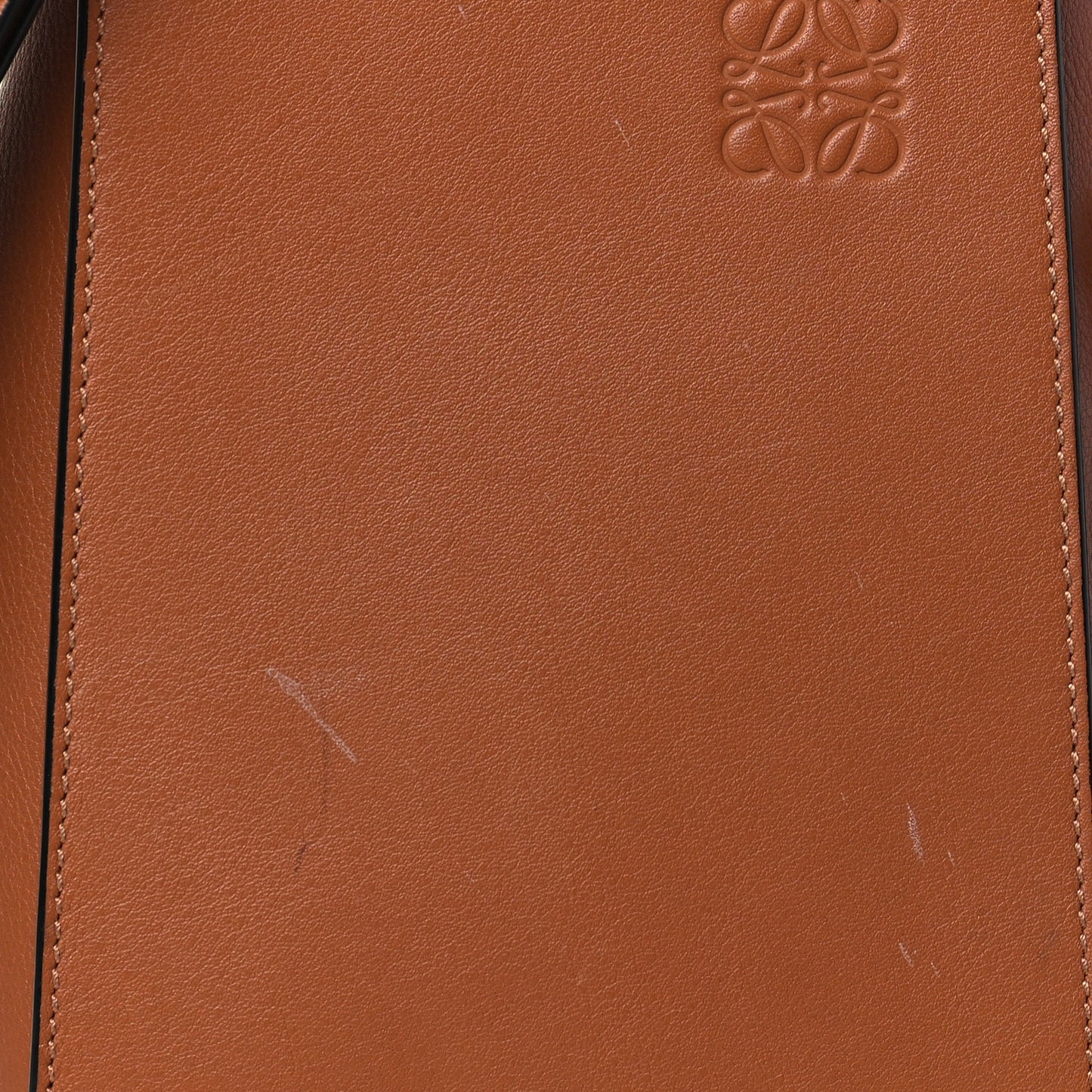 Calfskin Small Hammock Shoulder Bag Tan