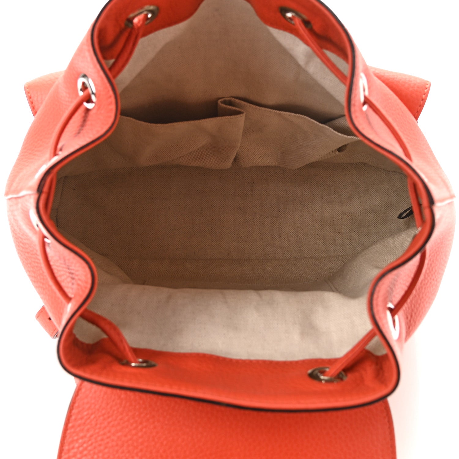 Gucci Cellarius Calfskin Medium Bamboo Backpack New Dark Orange 4 of 19