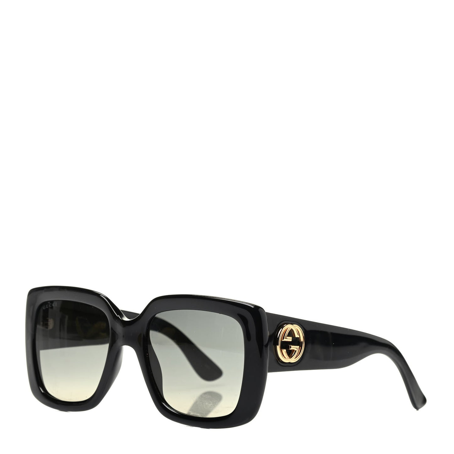 Acetate Square Frame Sunglasses GG0141S Black